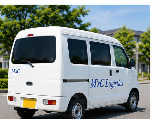 軽バン背面